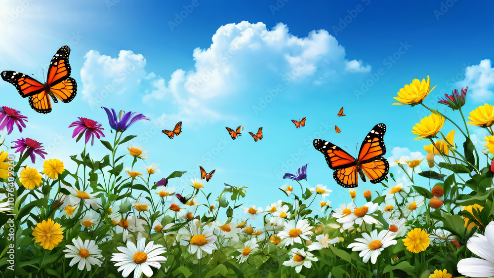 butterflies and flowers butterflies and flowers