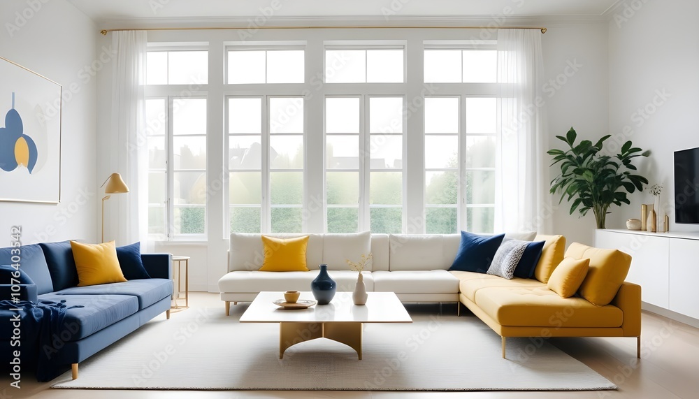 Photo interior modern design room 3d illustration Photo interior modern design room 3d illustration