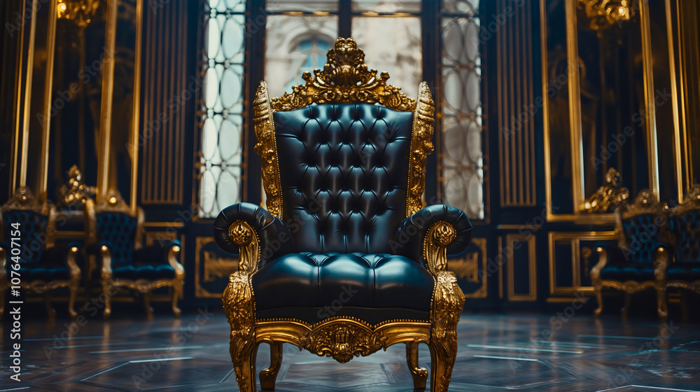 Majestic king throne armchair, opulent royal luxury rich vintage, resplendent comfortable baroque antique, elegant palace ornate, medieval golden regal Majestic king throne armchair, opulent royal luxury rich vintage, resplendent comfortable baroque antique, elegant palace ornate, medieval golden regal