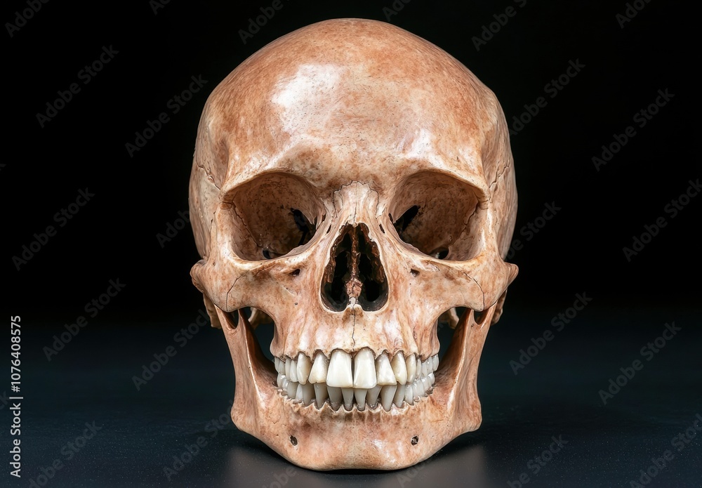 Obraz premium Detailed human skull