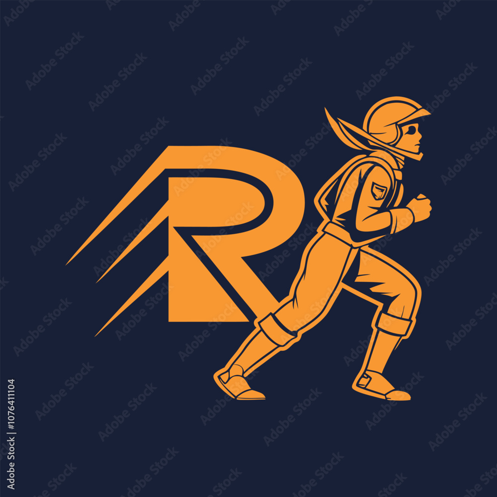 a modern, minimalist logo featuring the letter R a modern, minimalist logo featuring the letter R