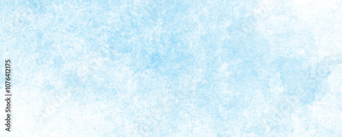 Light Blue and White Textured Concrete Wall Background with Gentle Fading and Subtle Depth
