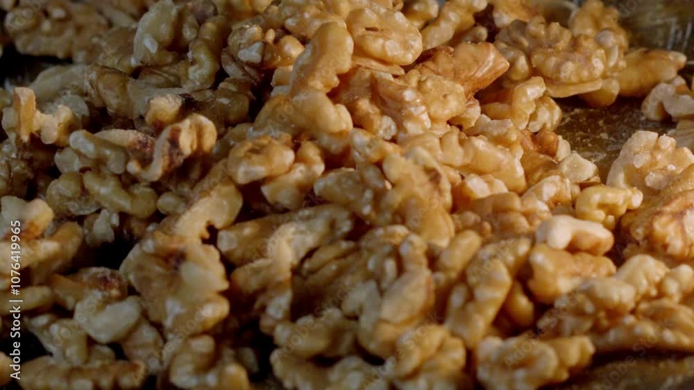 Raw fresh kernel nutty collection, delicious texture flavours, slow-mo Raw fresh kernel nutty collection, delicious texture flavours, slow-mo