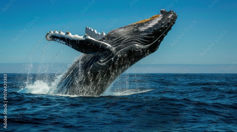 Fototapeta premium Humpback Whale Breaching