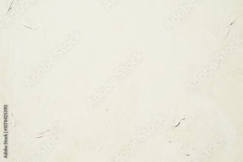 Light cream rough paper texture background white wall.