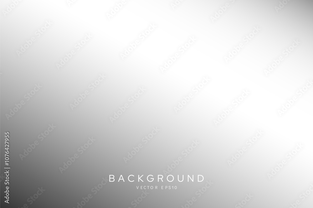 Silver gray and white gradient abstract background vector design Silver gray and white gradient abstract background vector design