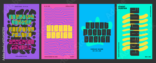 Urban Creative posters, bright, colourful, bold. Art Poster