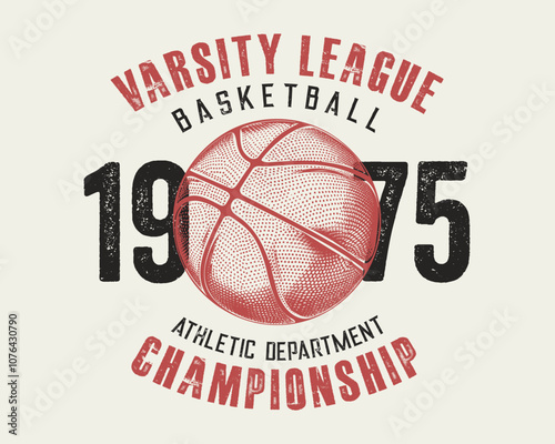Champion Basketball Club vector t-shirt design. Vintage artwork for sportswear. Sport logo. College font. New York Basketball League, Sport typography,t-shirt graphics,poster,basketball player t-shirt