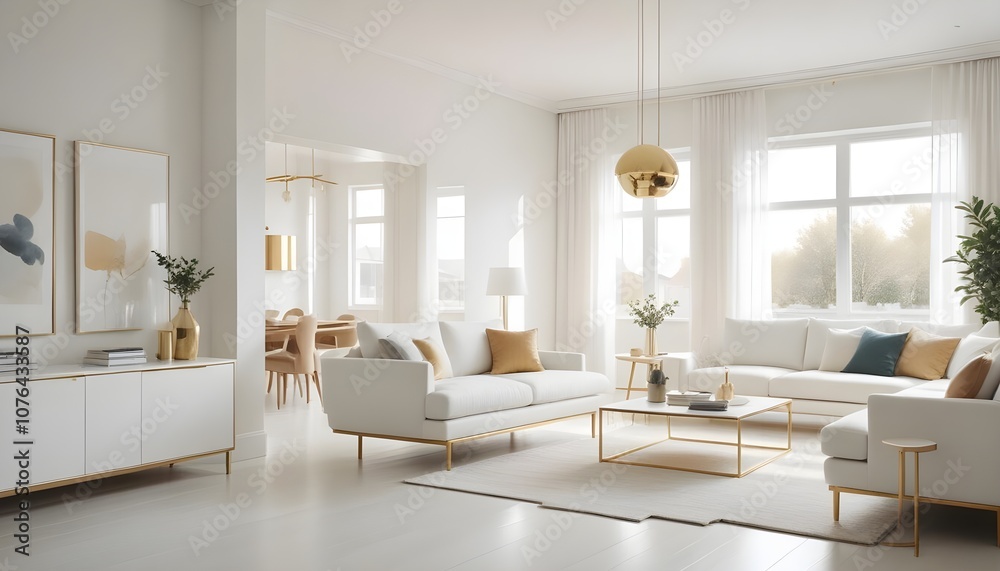 Fototapeta premium Photo interior modern design