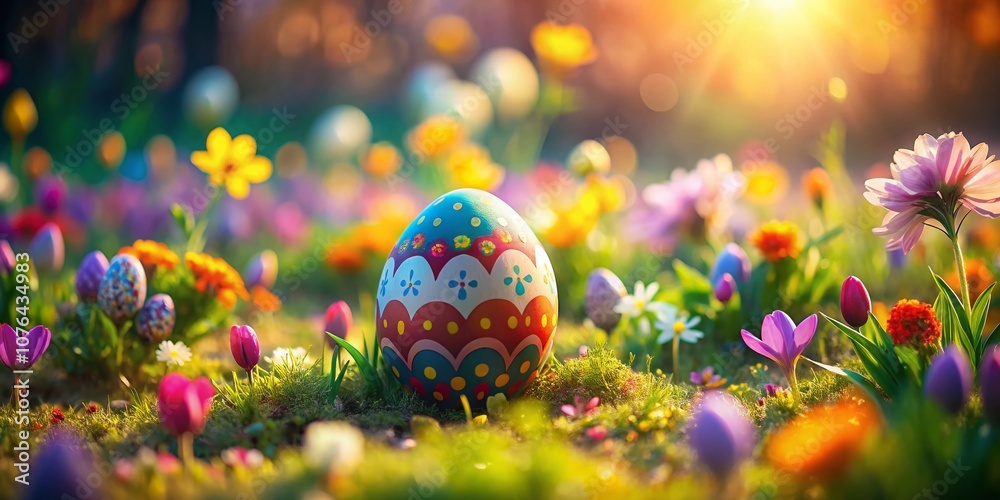 Colorful Easter Egg Illustration - A Festive Symbol of Spring Celebrating Renewal and Joy with Tilt-Shift Photography that Captures the Essence of Easter Celebrations and Vibrant Colors Colorful Easter Egg Illustration - A Festive Symbol of Spring Celebrating Renewal and Joy with Tilt-Shift Photography that Captures the Essence of Easter Celebrations and Vibrant Colors