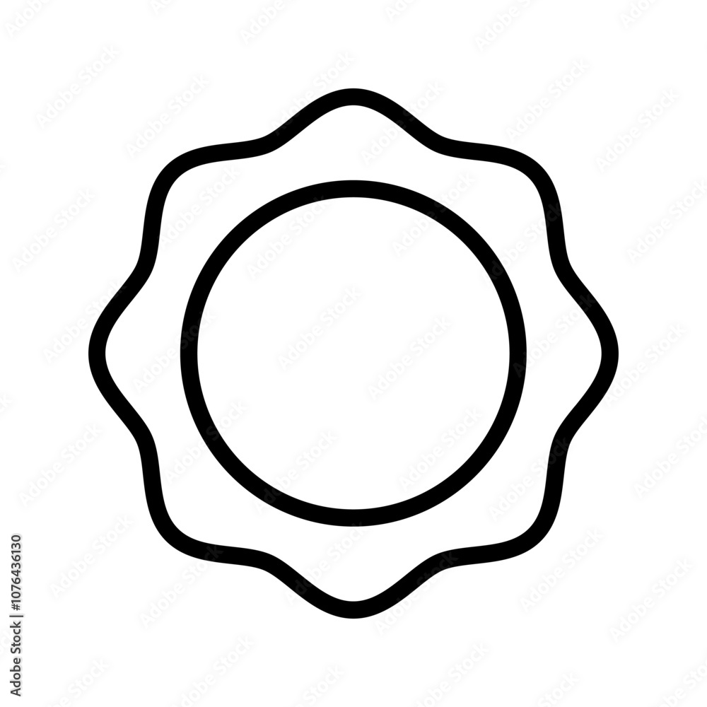 Wavy edge promo black badges. Star burst shape tags for price. Blank sale stickers. Simple silhouette. Flat vintage labels. Graphic illustration. Wavy edge promo black badges. Star burst shape tags for price. Blank sale stickers. Simple silhouette. Flat vintage labels. Graphic illustration.
