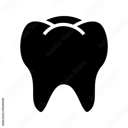 Tooth icon. Dentistry symbol. Medical sign. Dentalhealth. Tooth sign. Clean tooth. vector illustration on white background
