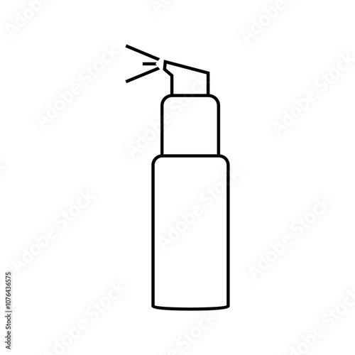 Spray can line icon. Aerosol, paint, graffiti, spray paint, canister, chemical, art, urban, street art, pressurized container, painting, propellant, spray can, aerosol, chemical