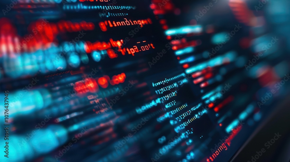 Abstract Code Glow