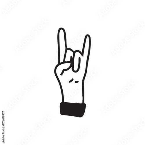 Meatal Sign Hand Drawn