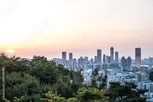 Sunset in Seoul, Korea