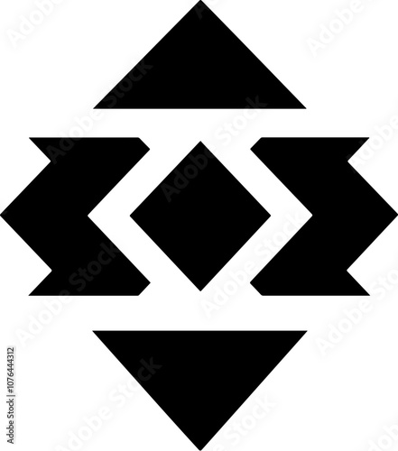 Free Download Aztec vector elements. Ethnic ornament. Tribal design, geometric symbols for border, frame, tattoo, logo, cards, decorative paper. Navajo motifs - GFXLoad