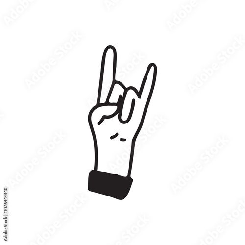 Metal Fingers Hand Drawn