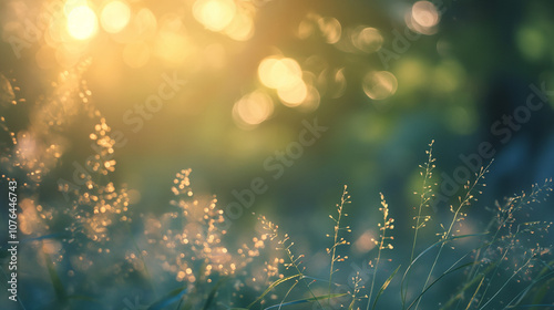 Soothing bokeh blur, soft and abstract