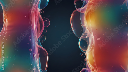 background of bubbles