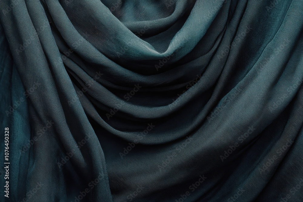 Fototapeta premium Elegant minimalistic texture of soft draped fabric for design and art projects