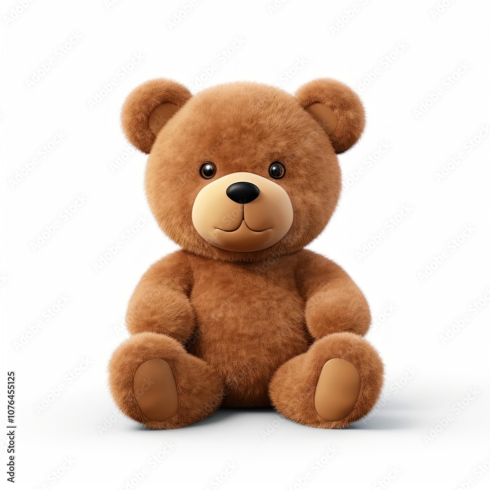 Cartoon plush bear toy. Cartoon plush bear toy.