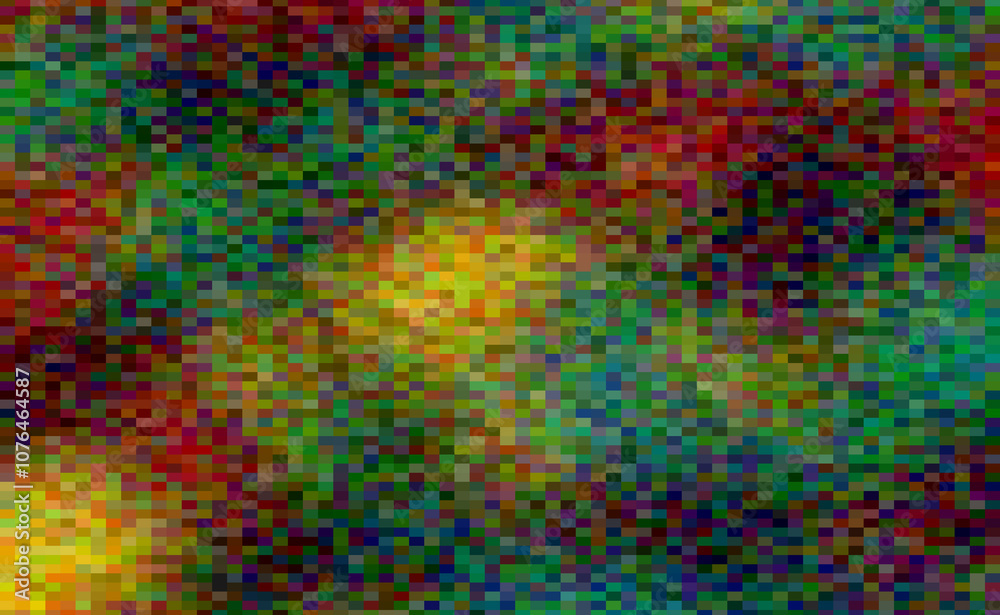 Vibrant Pixelated Background for Creative Use Vibrant Pixelated Background for Creative Use