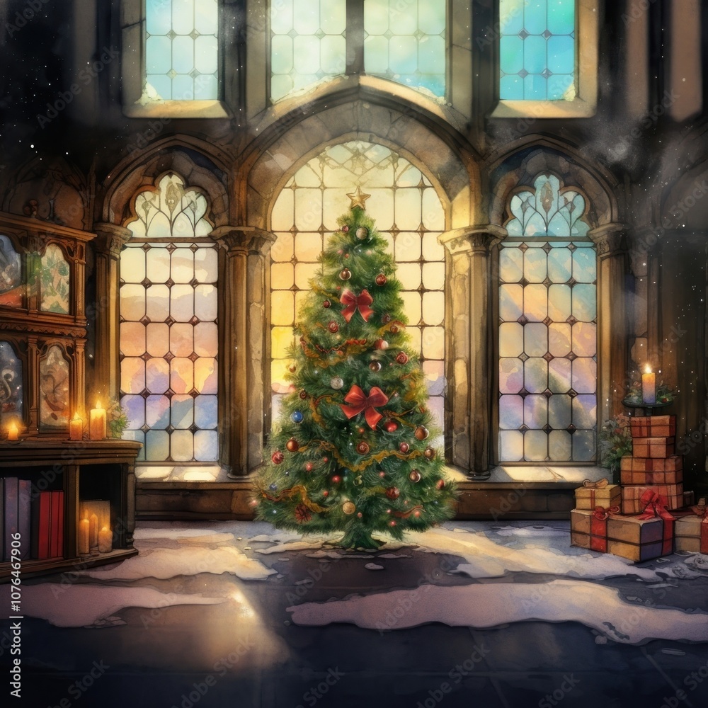 Christmas eve spirituality architecture illuminated. Christmas eve spirituality architecture illuminated.