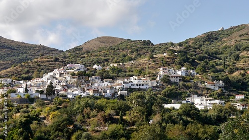 Village in the hills on the island of Crete