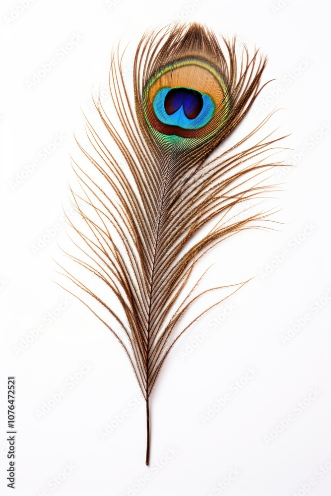 Obraz premium Peacock feather pattern animal.