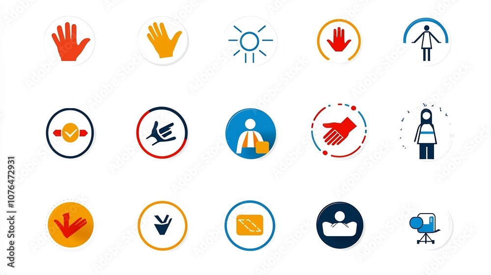 icons in friendly colors and simple lines depicting community support symbols and concepts such as helping hands support circles volunteers and other visual representations of aid charity icons in friendly colors and simple lines depicting community support symbols and concepts such as helping hands support circles volunteers and other visual representations of aid charity