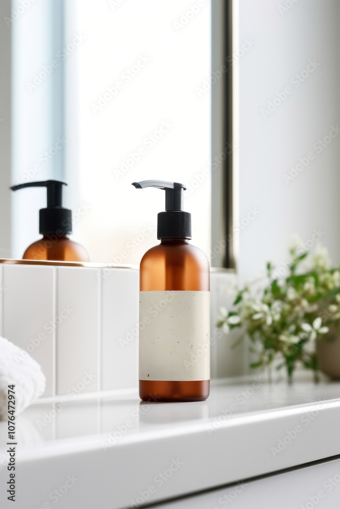Soap pump bottle, product packaging Soap pump bottle, product packaging