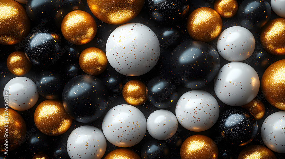 A dynamic background featuring a collection of white, black, and orange spheres of various sizes, creating an abstract, colorful, and energetic design that evokes movement and contrast, perfect for mo A dynamic background featuring a collection of white, black, and orange spheres of various sizes, creating an abstract, colorful, and energetic design that evokes movement and contrast, perfect for mo