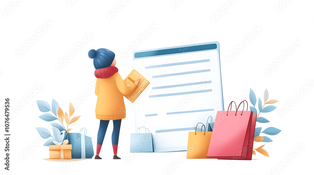 Customer explores shopping options and discounts Customer explores shopping options and discounts