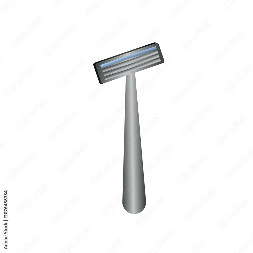 Shaving machine for hair removal on white background. Realistic vector Shaving machine for hair removal on white background. Realistic vector