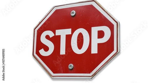 Stop Sign Close Up