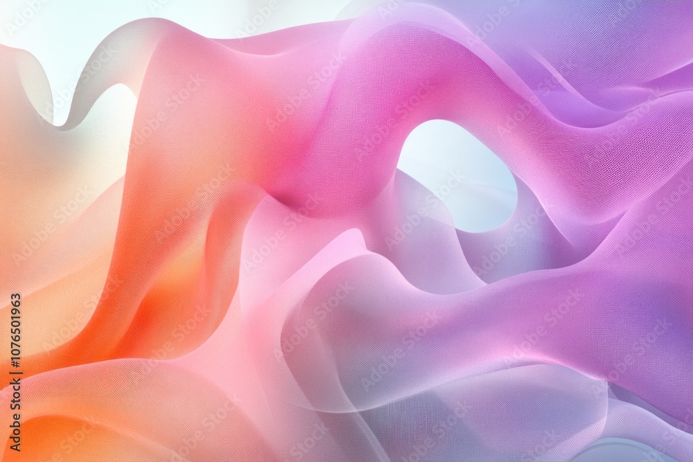 Obraz premium A detailed view of textured pink and purple fabric