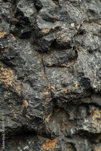 A close-up shot of a rock with a bird perched on top, offering a glimpse into the natural world