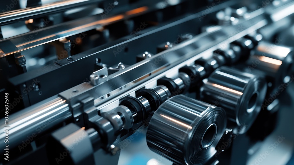 Close-Up of Industrial Machinery