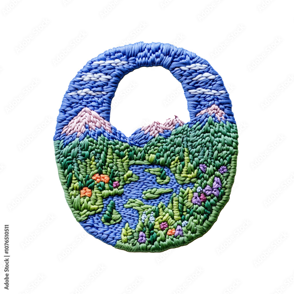 Number 0 zero font, alphabet letter. Natural embroidery typography reflect handcraft themes; sewing, needlework, DIY, local fleas market. Illustration for creative number design Number 0 zero font, alphabet letter. Natural embroidery typography reflect handcraft themes; sewing, needlework, DIY, local fleas market. Illustration for creative number design