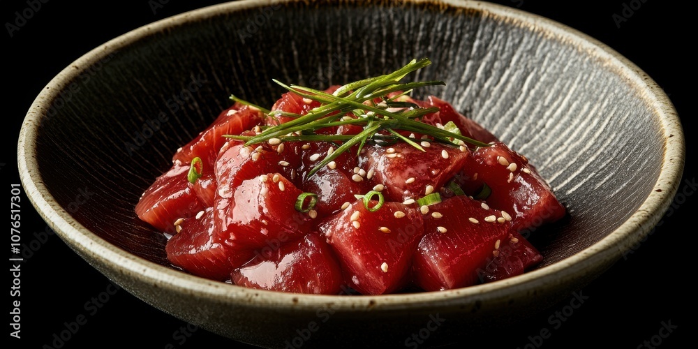 Ikura Sashimi in small bowl Product photographyappeti Ikura Sashimi in small bowl Product photographyappeti