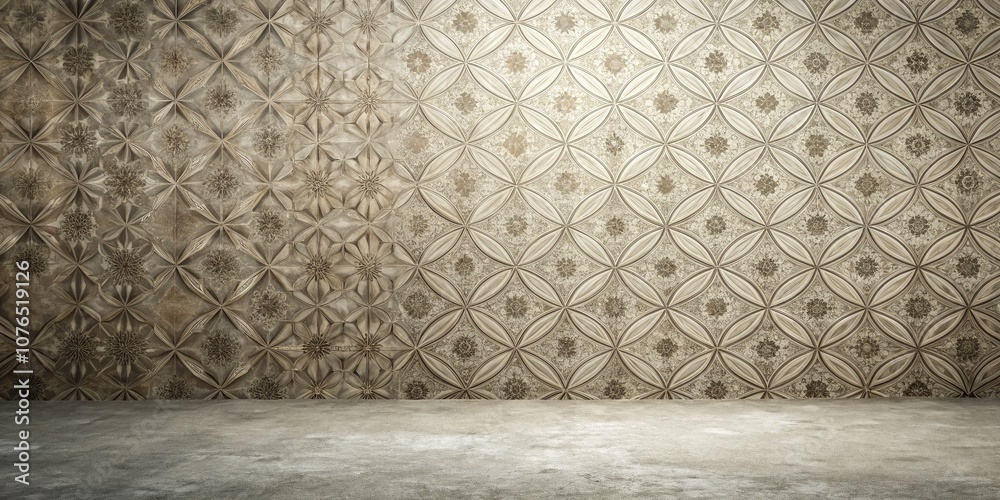 Patterned Background Featuring a Textured Cement Floor with Ample Copy Space on the Left, Ideal for Design Layouts and Creative Projects Patterned Background Featuring a Textured Cement Floor with Ample Copy Space on the Left, Ideal for Design Layouts and Creative Projects