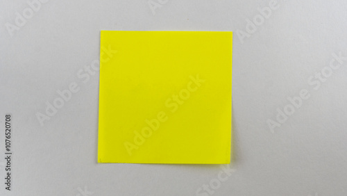 Blank Yellow Sticky Note 