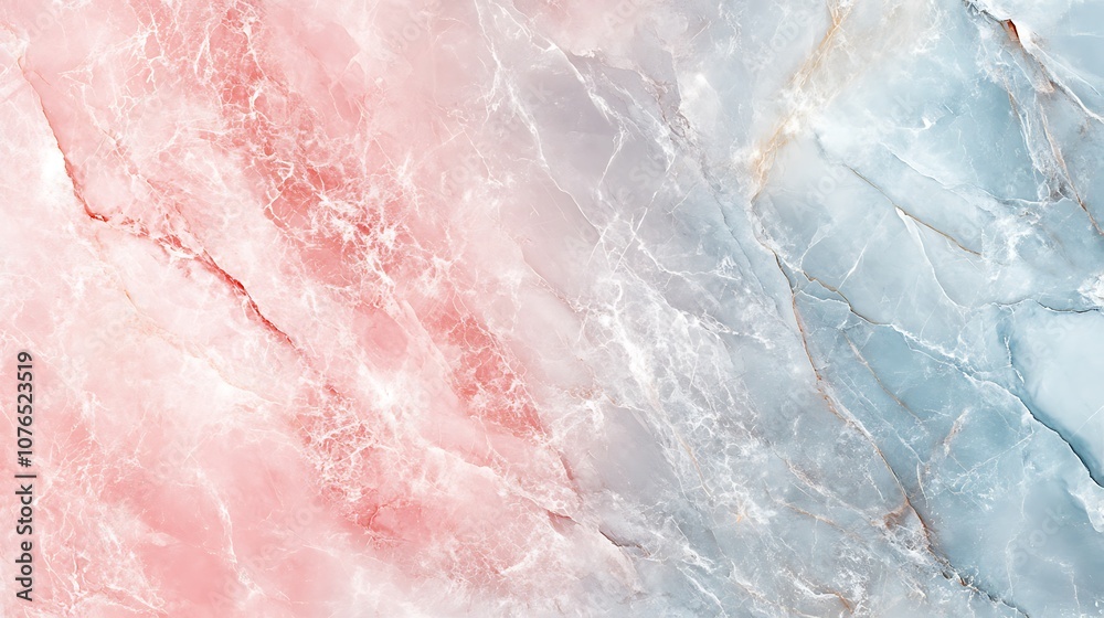 Fototapeta premium Abstract Pink and Blue Marble Texture