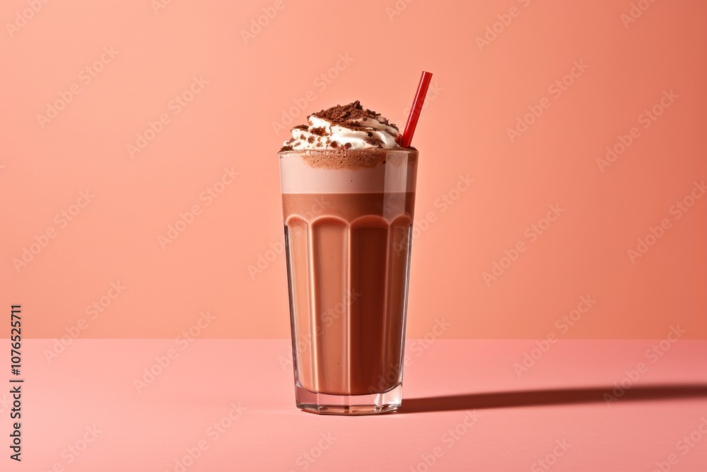 Milkshake chocolate smoothie dessert. Milkshake chocolate smoothie dessert.