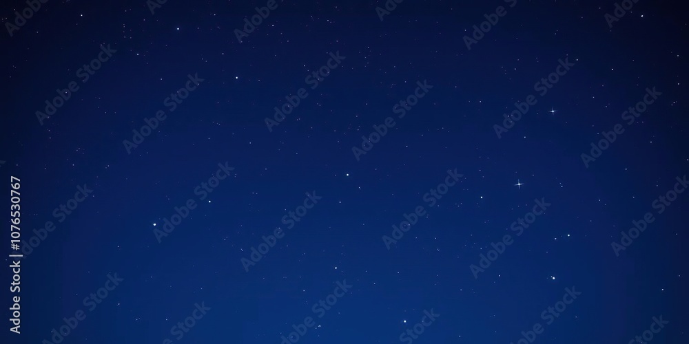 A serene night sky with a scattering of stars against a dark blue background, blue, stars A serene night sky with a scattering of stars against a dark blue background, blue, stars