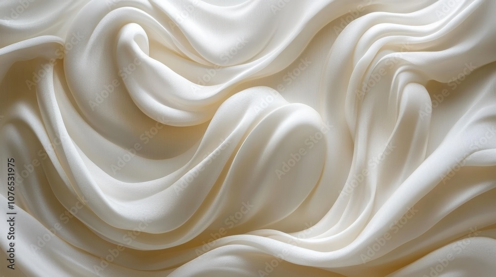 Elegant Flowing Silk Fabric Background for Textiles and Fashion Design Elegant Flowing Silk Fabric Background for Textiles and Fashion Design