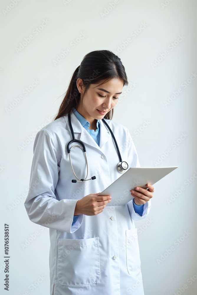 Healthcare professional analyzes patient information to provide comprehensive medical care Healthcare professional analyzes patient information to provide comprehensive medical care