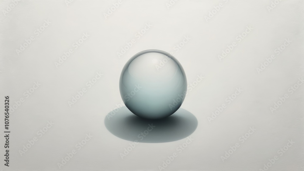 White 3D ball