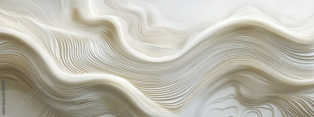 Smooth Flowing White Fabric in Elegant Waves for Minimalist Abstract Art and Soothing Aesthetic Background Smooth Flowing White Fabric in Elegant Waves for Minimalist Abstract Art and Soothing Aesthetic Background